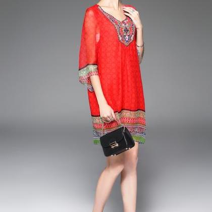 Dhl High End Spring Women Silk Beaded Embroidery..